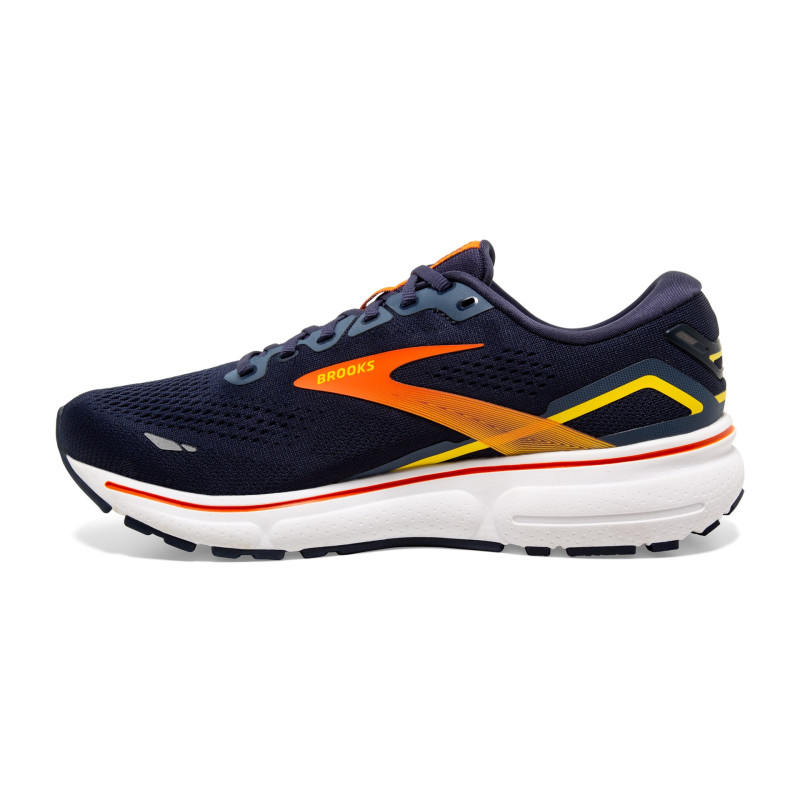 Brooks Ghost 15 peacoat/red/yellow
