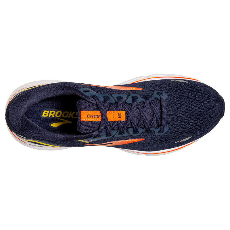 Brooks Ghost 15 peacoat/red/yellow