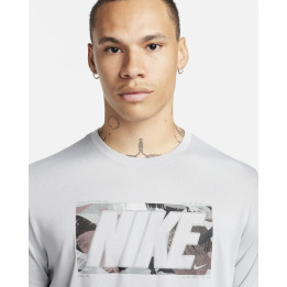 Nike dri-fit m fitness t-shirt grey