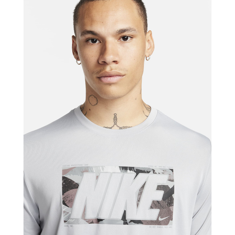 Nike dri-fit m fitness t-shirt grey