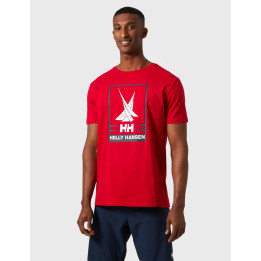 Helly hansen shoreline tshirt 2.0 red
