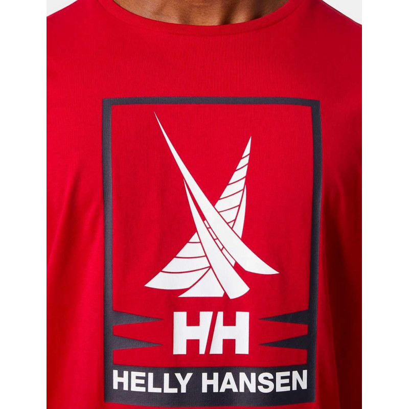 Helly hansen shoreline tshirt 2.0 red