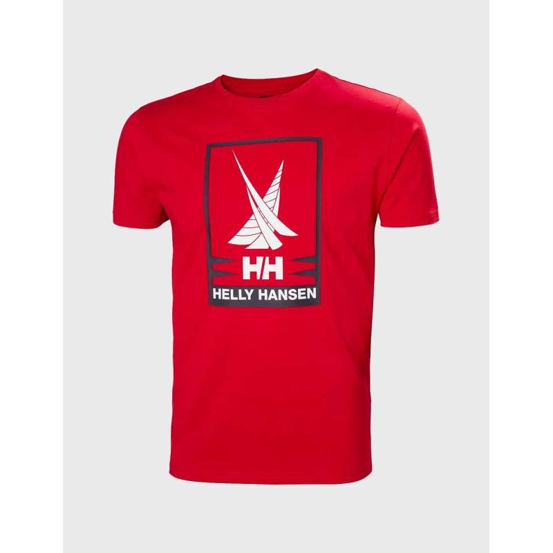 Helly hansen shoreline tshirt 2.0 red