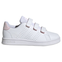 Adidas advantage cf c white/pink clear