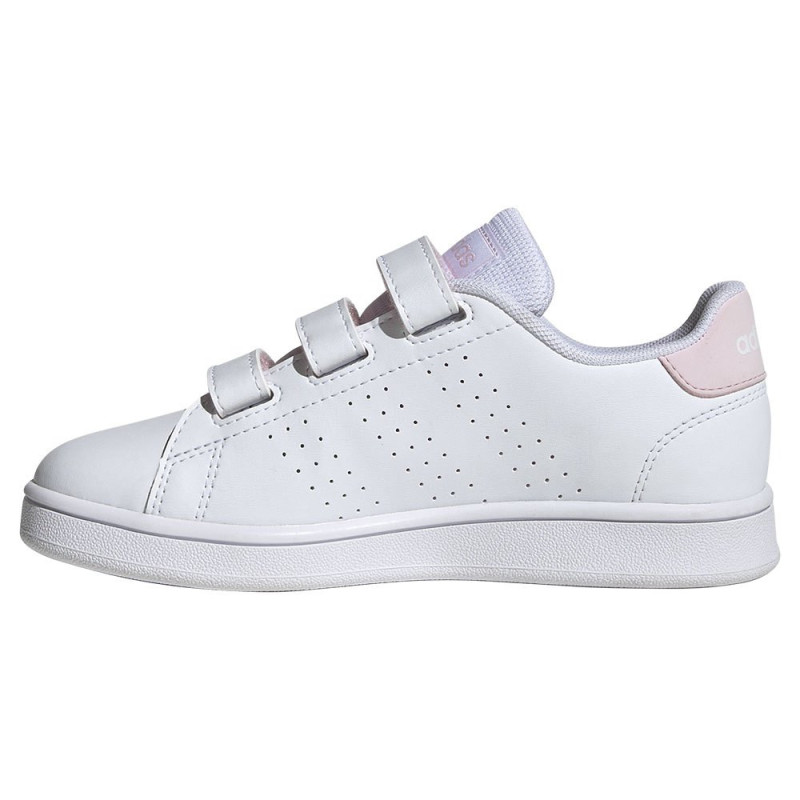 Adidas advantage cf c white/pink clear