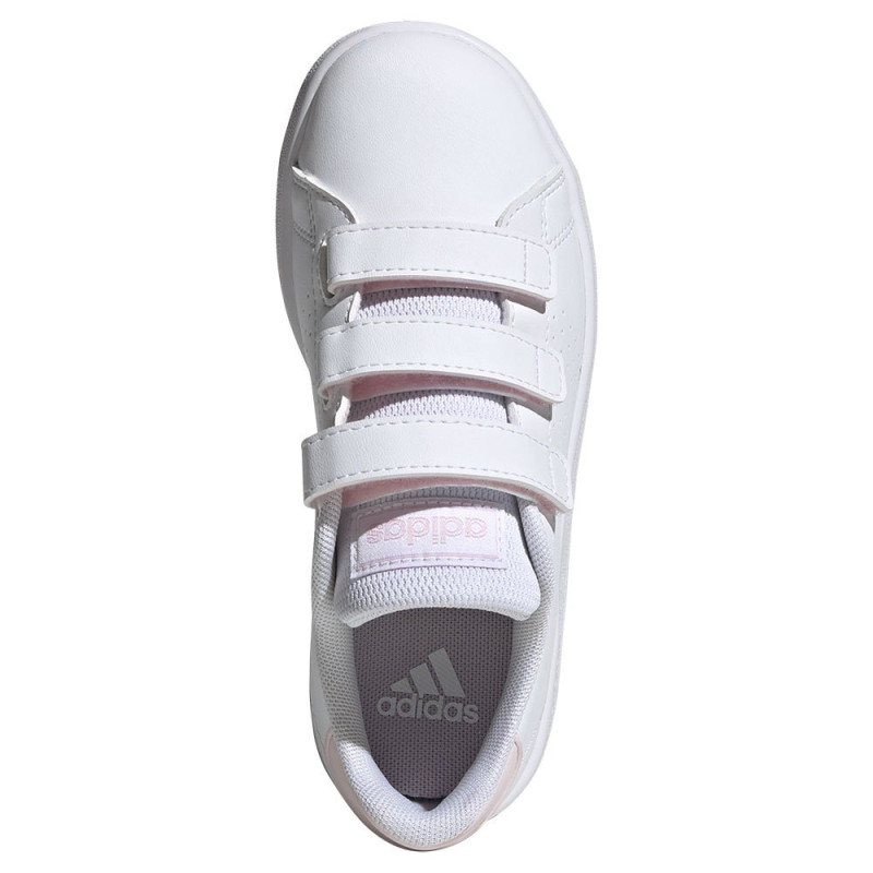 Adidas advantage cf c white/pink clear