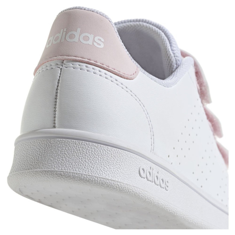 Adidas advantage cf c white/pink clear