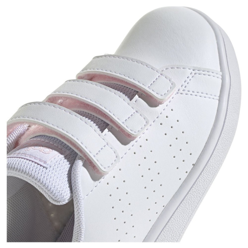 Adidas advantage cf c white/pink clear