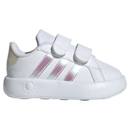 Adidas grand court cf I white/iridescent/grey two