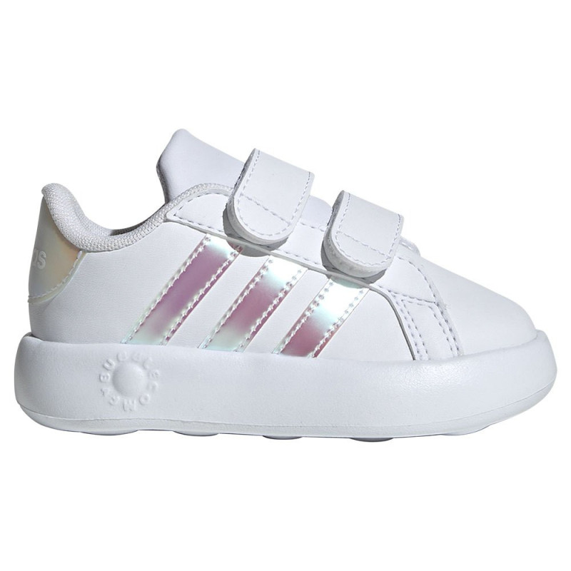 Adidas grand court cf I white/iridescent/grey two