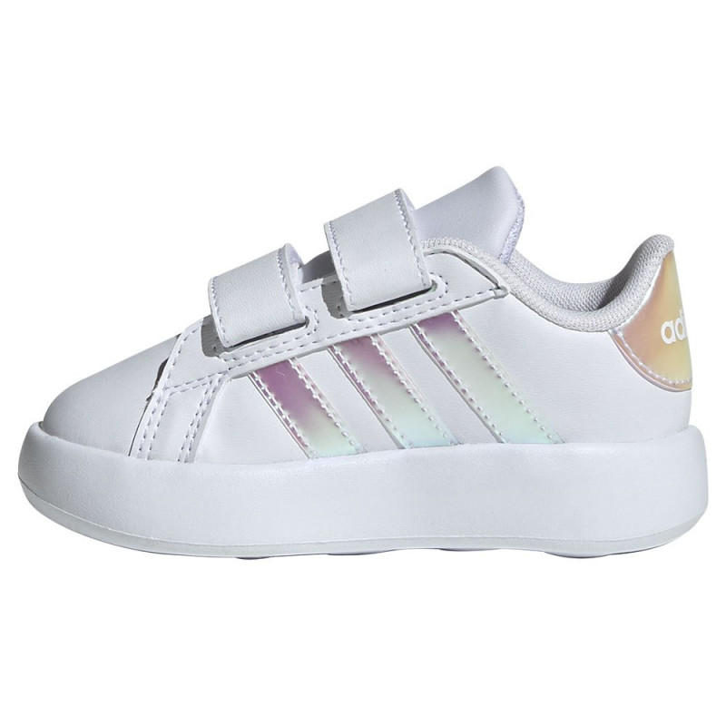 Adidas grand court cf I white/iridescent/grey two