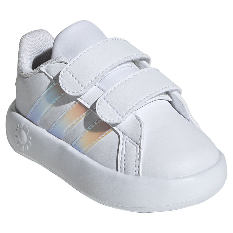 Adidas grand court cf I white/iridescent/grey two