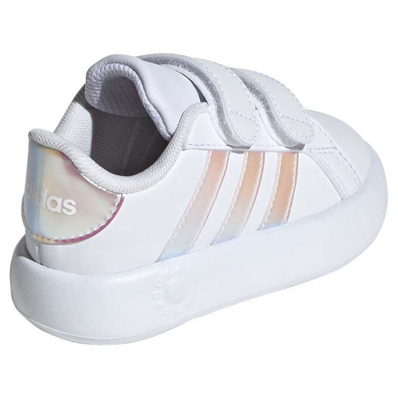 Adidas grand court cf I white/iridescent/grey two