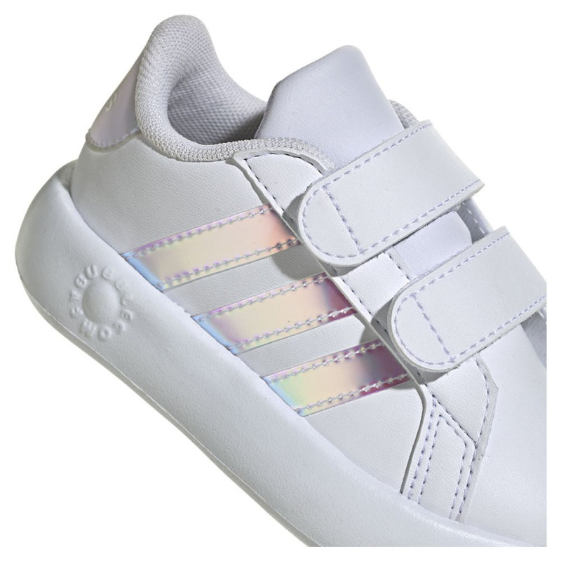 Adidas grand court cf I white/iridescent/grey two