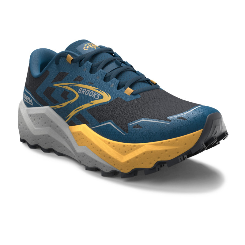 Brooks Caldera 7 ebony/blue sapphire/orange