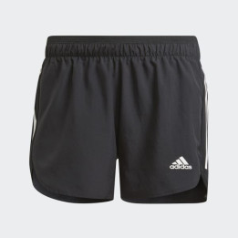 Adidas Pantalon Running 4" Negro-Blanco W