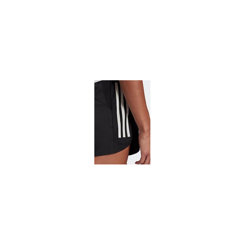 Adidas Pantalon Running 4" Negro-Blanco W