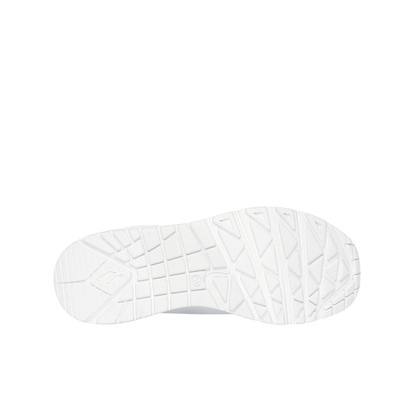 Skechers uno shimmer away white/silver