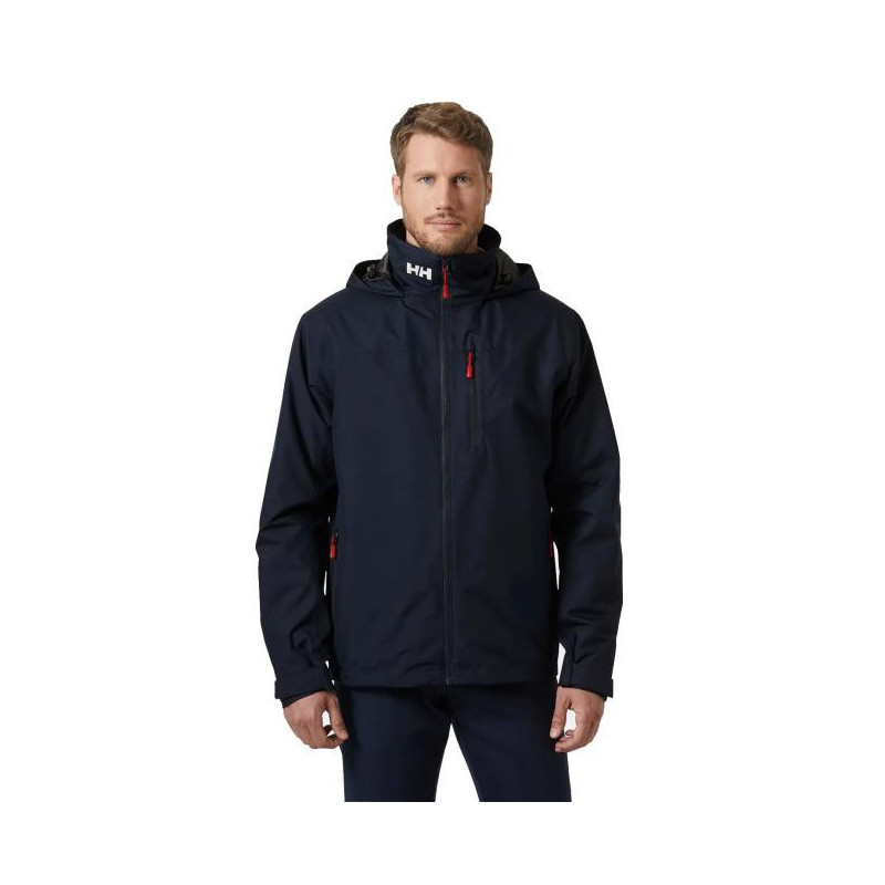Helly hansen crew hooded midlayer jacket 2 navy