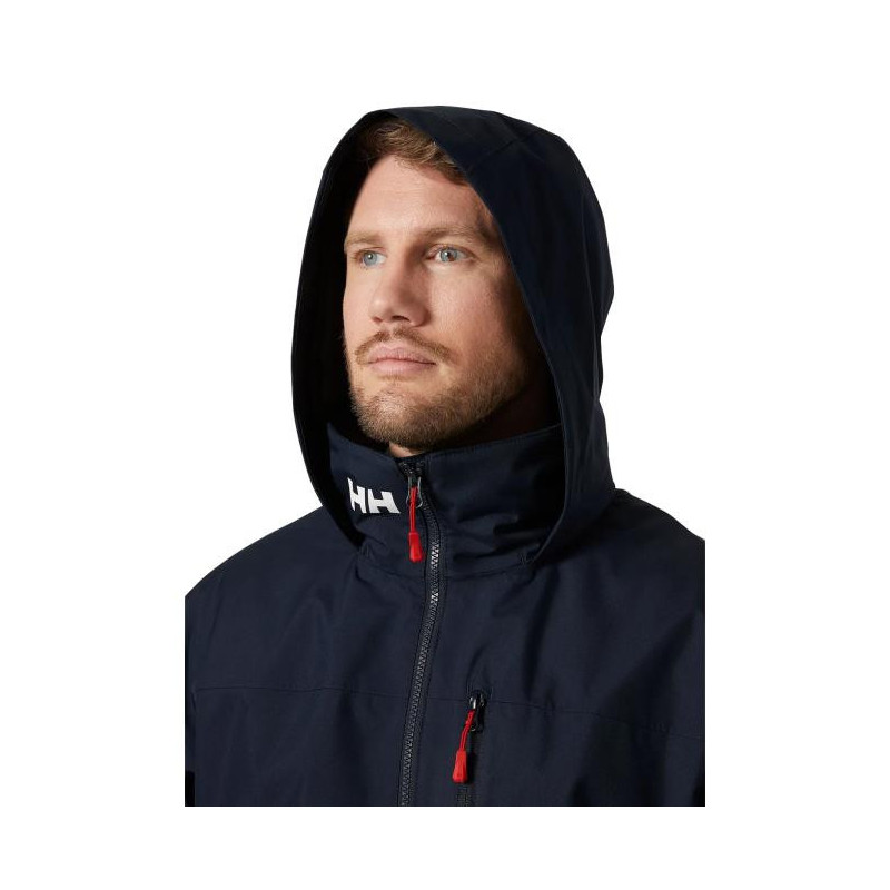 Helly hansen crew hooded midlayer jacket 2 navy