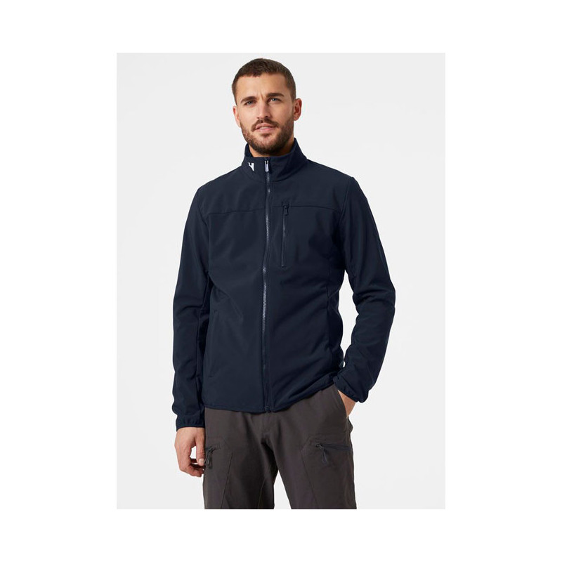 Helly hansen crew softshell jacket navy