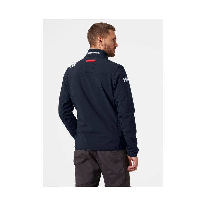 Helly hansen crew softshell jacket navy