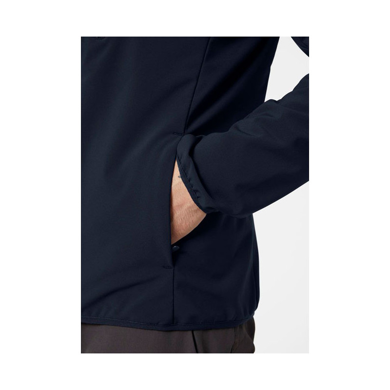 Helly hansen crew softshell jacket navy