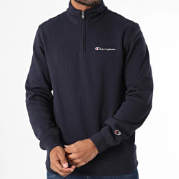 Champion men half-zip sweatshirt navy