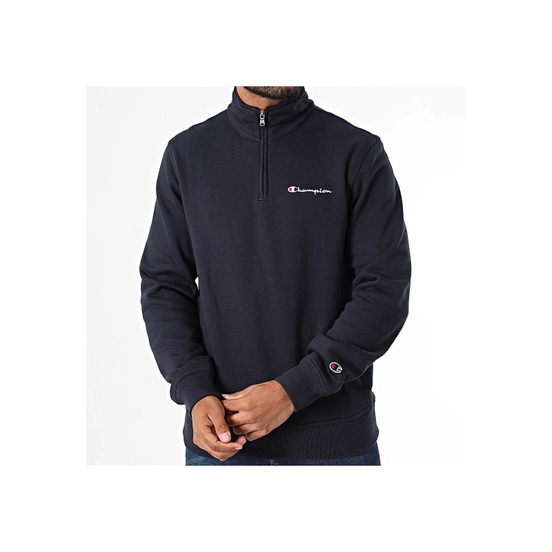Champion men half-zip sweatshirt navy