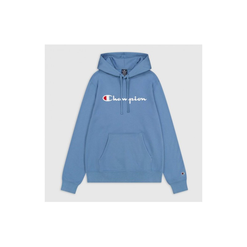 Champion colour blockfleece hoodie sky blue