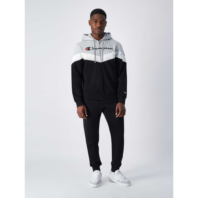 Champion sweatsuit grey/white/black