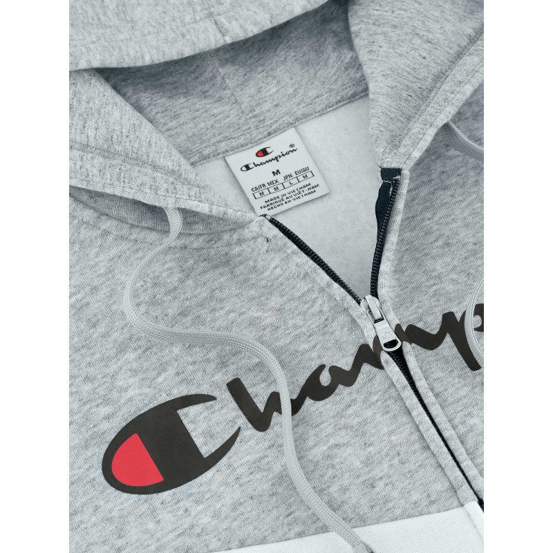 Champion sweatsuit grey/white/black
