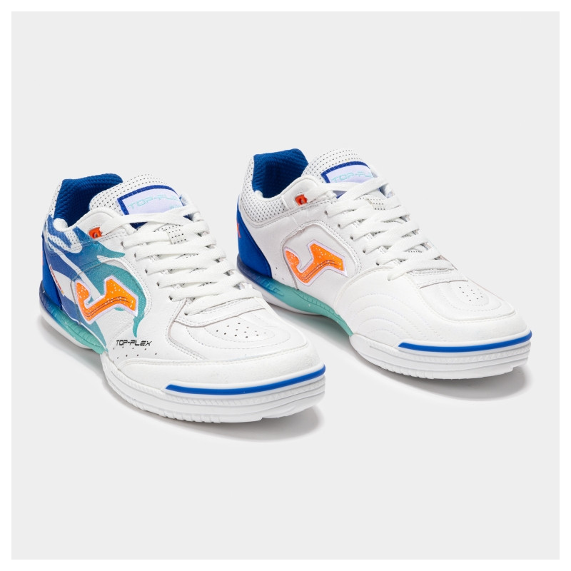 Joma top flex 2576 white/royal indoor