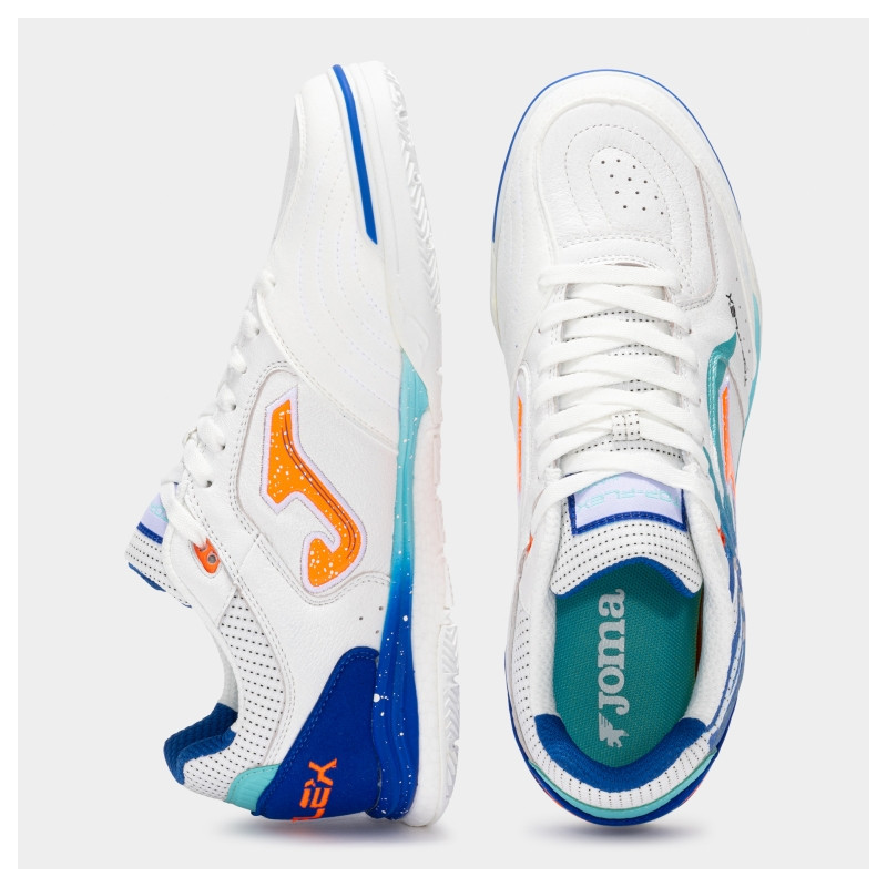 Joma top flex 2576 white/royal indoor