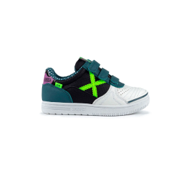 Munich G-3 kid vco. 434 black/white/green