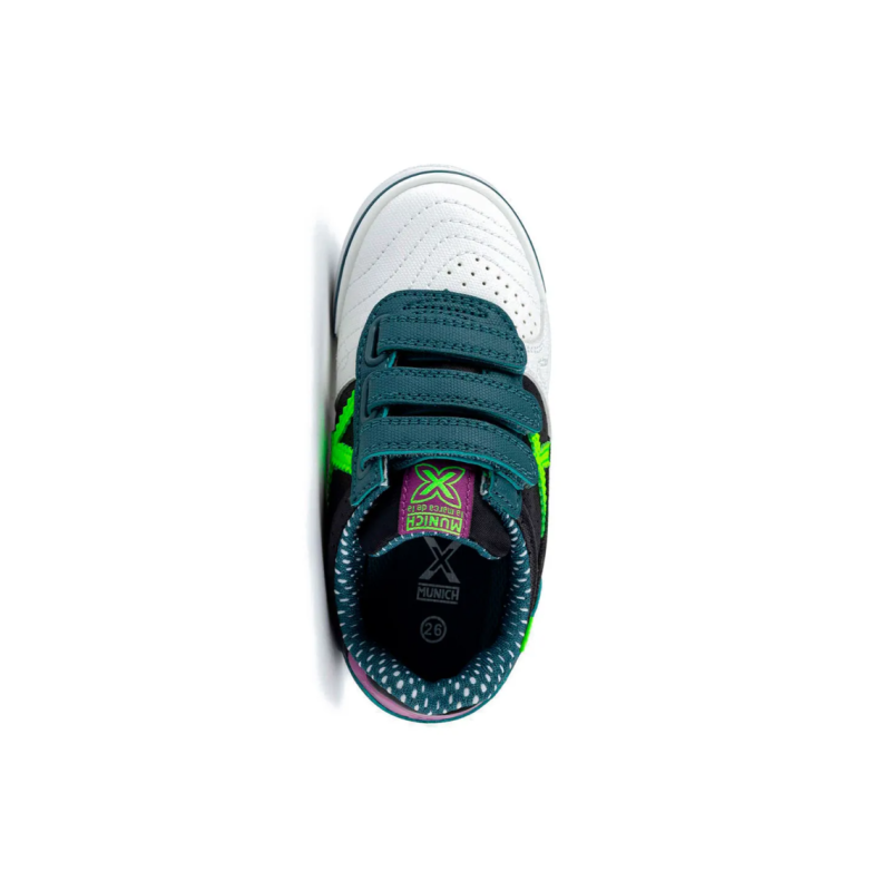Munich G-3 kid vco. 434 black/white/green