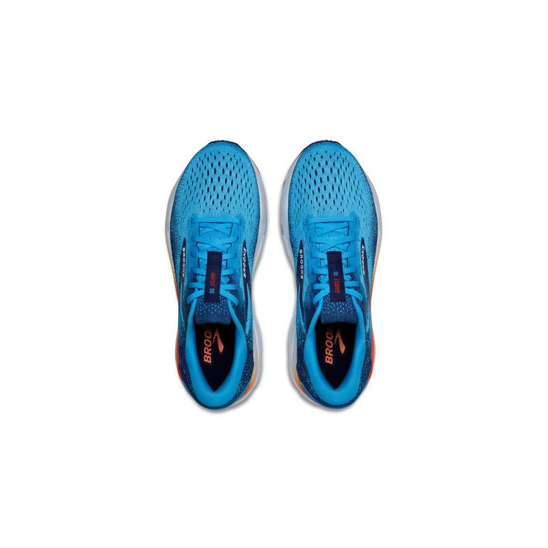 Brooks ghost 16 bonnie blue/blue ribbon/orange
