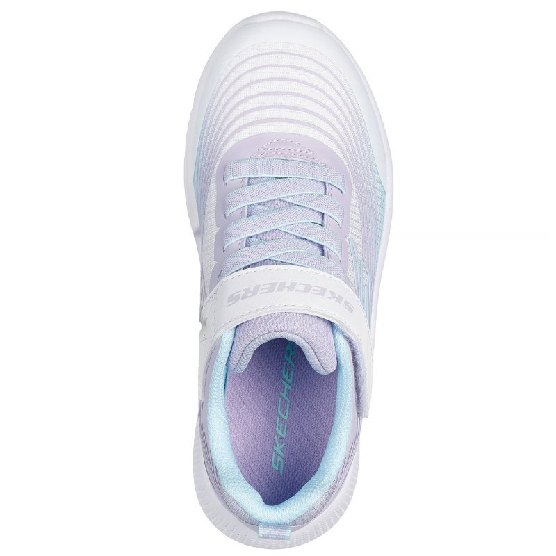 Skechers microspec advance white/lavander/mint td
