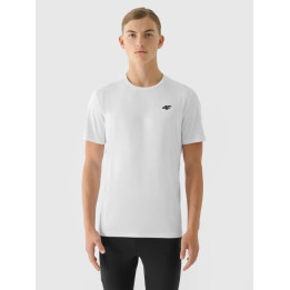 4F tshirt regular fit hip length white