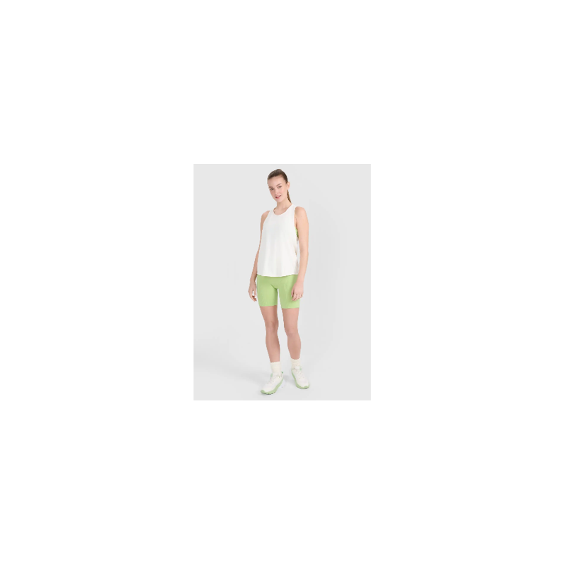4F wmns  tshirt hip length light green
