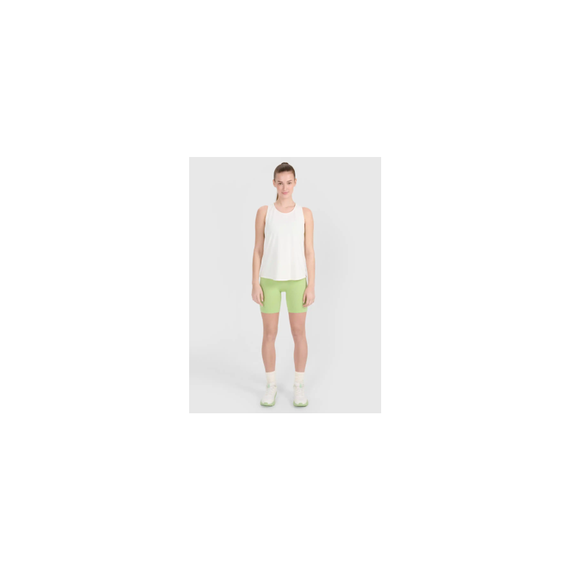 4F wmns  tshirt hip length light green