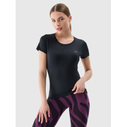 4F tshirt wmns hip lengthdeep black