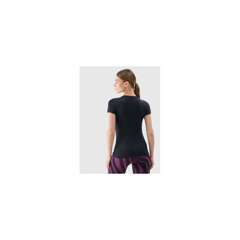4F tshirt wmns hip lengthdeep black