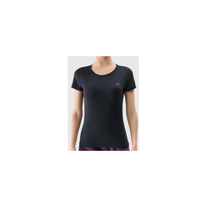 4F tshirt wmns hip lengthdeep black