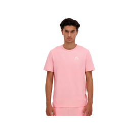 Le coq sportif monochrome tee ss Nº3 pink icing