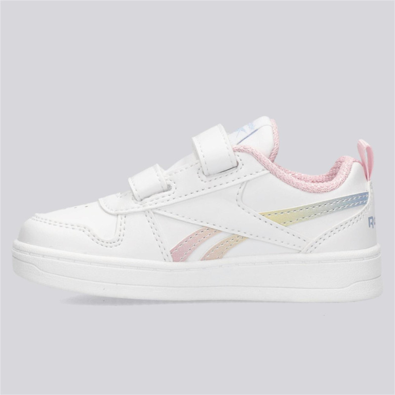 Reebok royal prime 2.0 two strap infant white/berry/blue