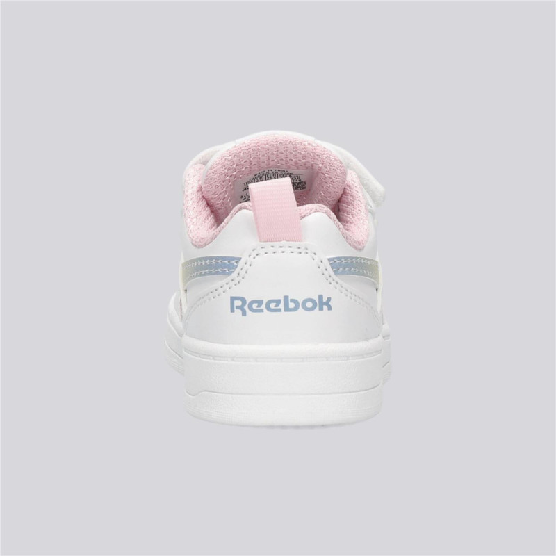 Reebok royal prime 2.0 two strap infant white/berry/blue