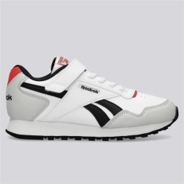 Reebok glide elastic & top strap infant white/grey/red