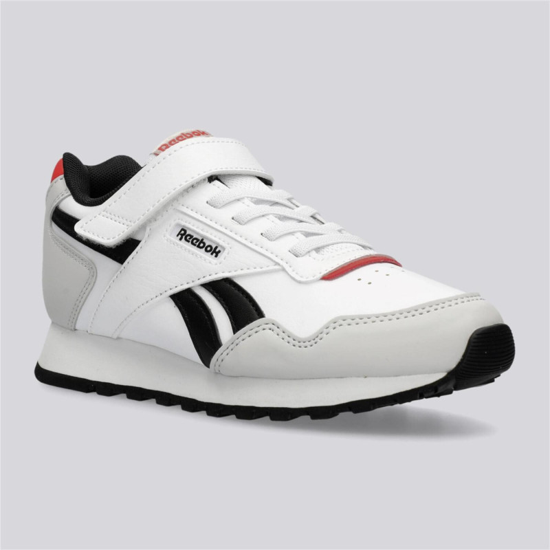 Reebok glide elastic & top strap infant white/grey/red