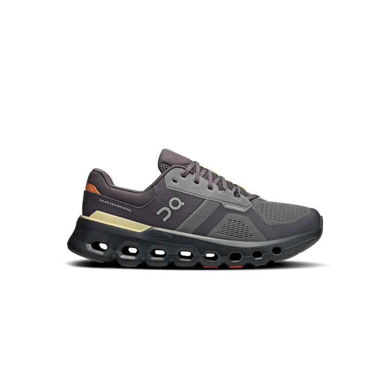 On cloudrunner 2 rock/tangerine